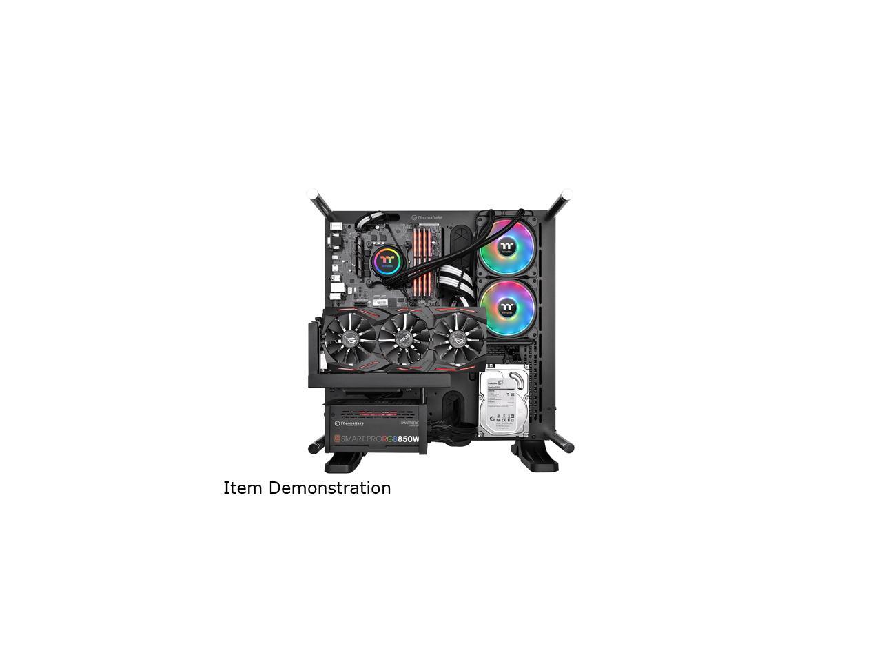 Thermaltake Floe Dx 240 Dual Riing Duo 16.8 Million Colors Rgb 36 Led Lga2066 Am4 Ready Intel/Amd