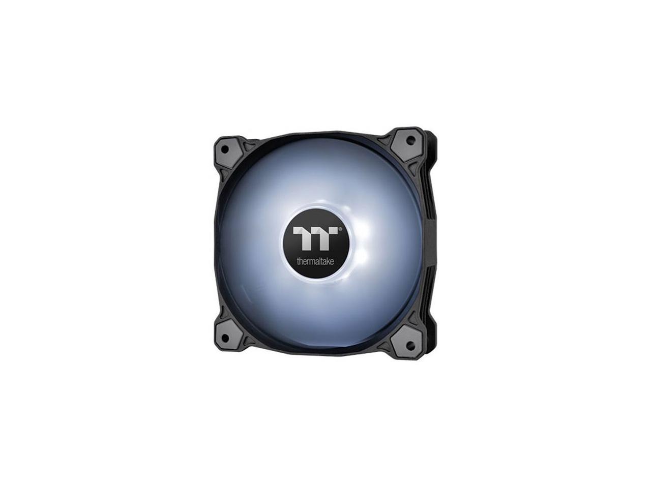Thermaltake Pure A14 140Mm White Led Pwm Controlled Hydraulic Bearing High Airflow High Performance Case/Radiator Fan, Cl-F110-Pl14Wt-B