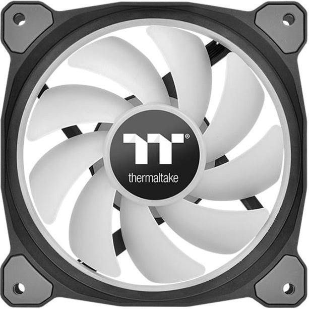 Thermaltake Riing Duo 12 Rgb Radiator Fan Tt Premium Edition (3-Fan Pack) Cl-F073-Pl12Sw-A 120Mm Rgb Led Case Fan