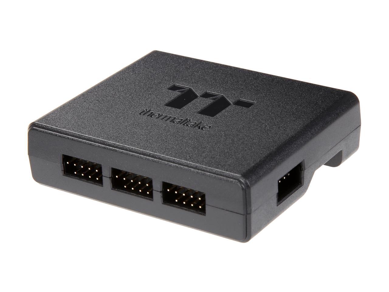 Thermaltake Riing Plus 12 Rgb Radiator Fan Tt Premium Edition (5 Fan Pack) Cl-F054-Pl12Sw-A 120Mm