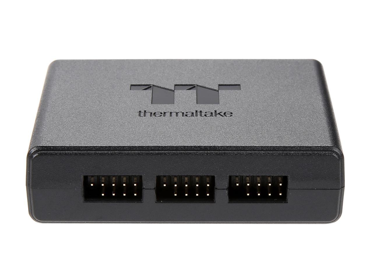 Thermaltake Riing Plus 12 Rgb Radiator Fan Tt Premium Edition (5 Fan Pack) Cl-F054-Pl12Sw-A 120Mm