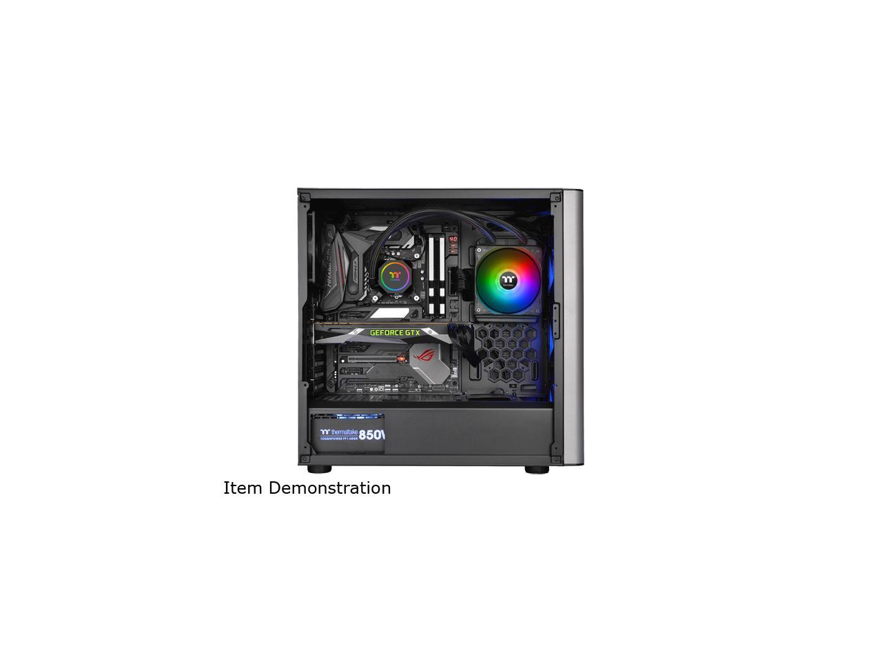 Thermaltake Th120 Argb Motherboard Sync Edition Intel/Amd All-In-One Liquid Cooling System 120Mm High Efficiency Radiator Cpu Cooler, Cl-W285-Pl12Sw-A