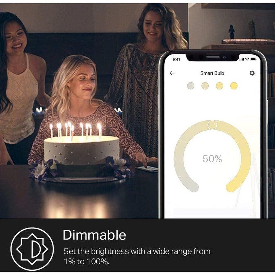 TP-Link Kasa Smart KL110P4 (4-pack) - Kasa Smart Light Bulbs that works with Alexa and Google Home