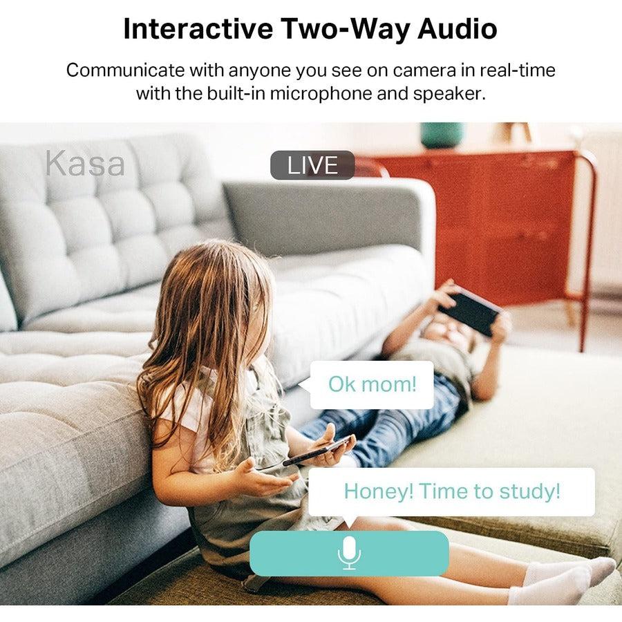 TP-Link Kasa Spot KC410S - 2K Security Camera for Baby Monitor Pan Tilt, 4MP HD Indoor Camera with Motion Detection