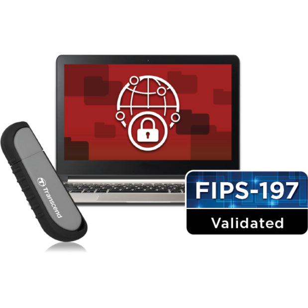 Transcend 8GB JetFlash Vault 100 Flash Drive TS8GJFV100