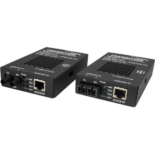 Transition Networks E-100BTX-FX-06(LC) Fast Ethernet Media Converter