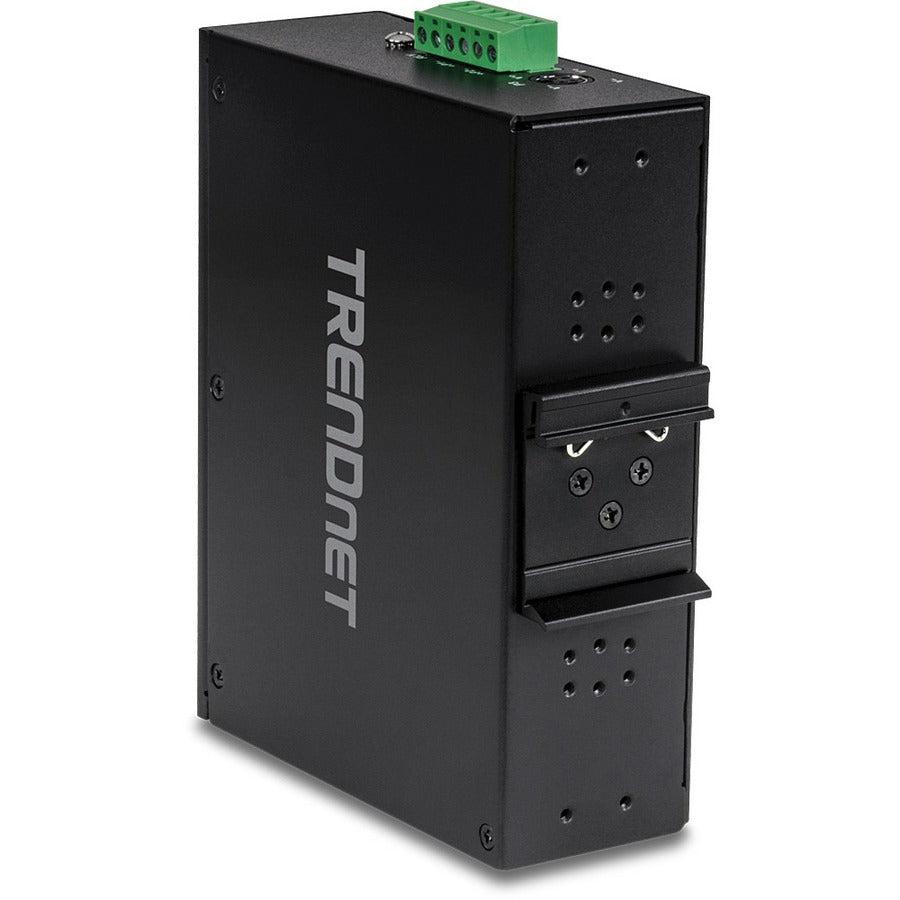 TrendNet 16-Port Industrial PoE+ Switch - DIN-Rail Gigabit Network Hub | Tecisoft® TI-PG162