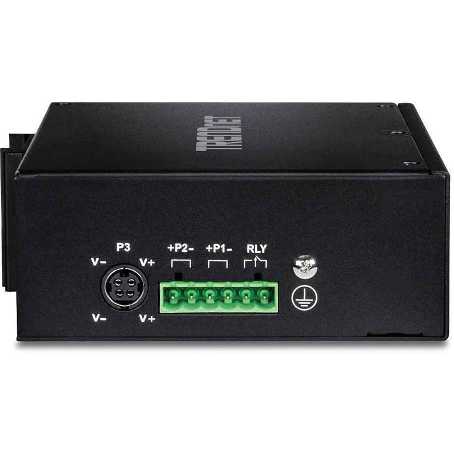 TrendNet 16-Port Industrial PoE+ Switch - DIN-Rail Gigabit Network Hub | Tecisoft® TI-PG162