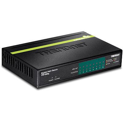 TrendNet TPE-TG82G 8-Port Gigabit PoE+ Switch - Power over Ethernet Network Switch | TecISoft