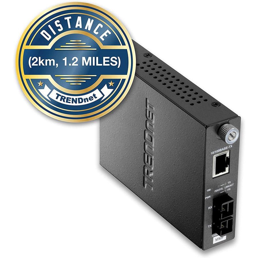 Trendnet Tfc-110Msc Network Media Converter 200 Mbit/S 1300 Nm Multi-Mode