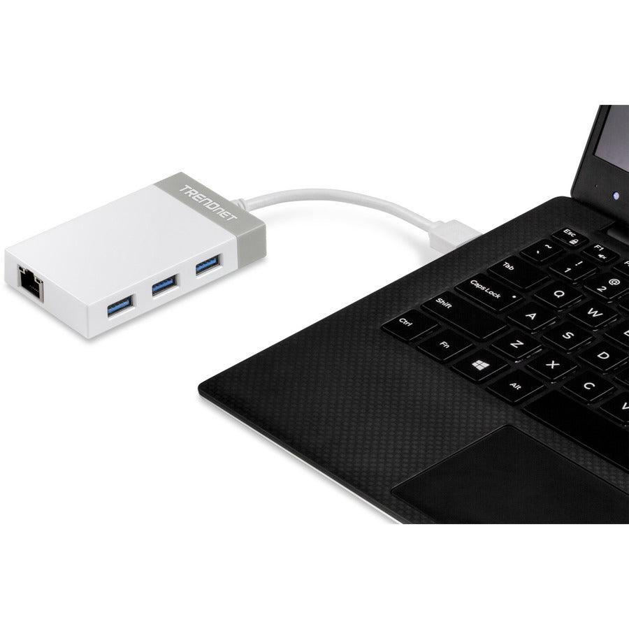 Trendnet Tu3-Etgh3 Interface Hub 5000 Mbit/S White