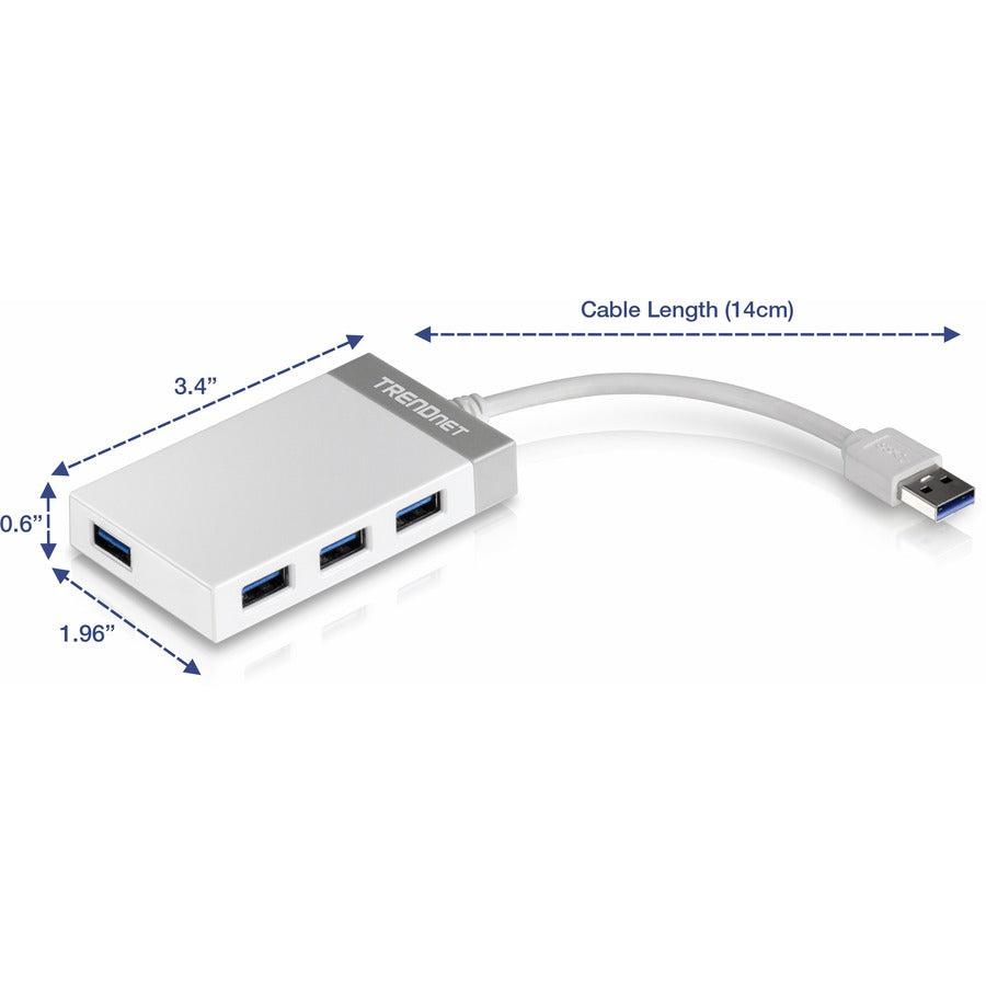 Trendnet Tu3-H4E Interface Hub 5000 Mbit/S White