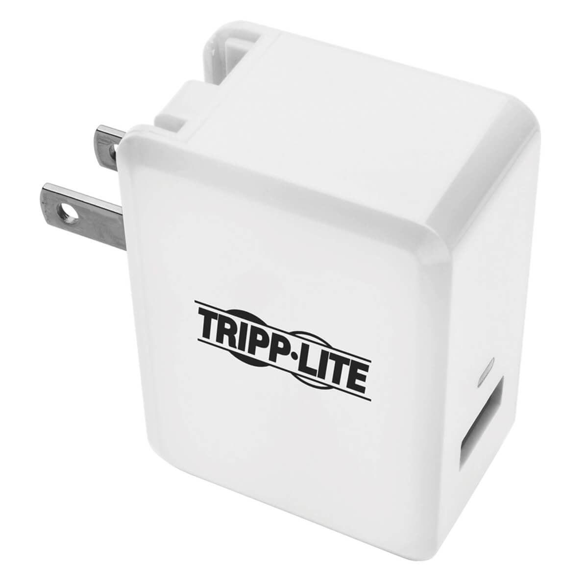 Tripp Lite 1-Port Usb Wall/Travel Charger With Quick Charge 3.0 - Class A 5/9/12V Dc Out, 18W
