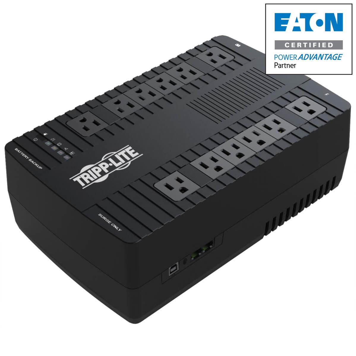 Tripp Lite 1050Va 540W 120V Line-Interactive Ups - 12 Nema 5-15R Outlets, Double-Boost Avr, Usb, Desktop/Wall-Mount