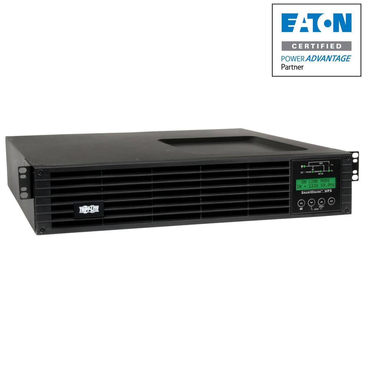 Tripp Lite 120V 2000Va 1.8Kw Double-Conversion Ups - 7 Outlets, Extended Run, Card Slot, Lcd, Usb, Db9, 2U