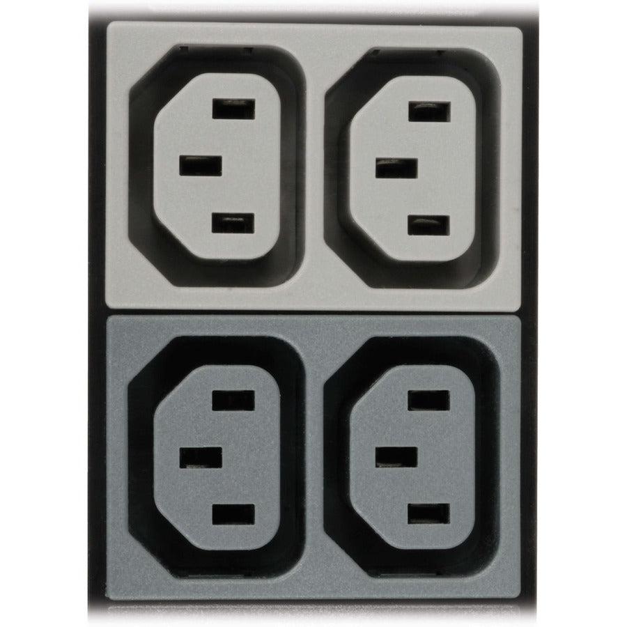 Tripp Lite 14.4Kw 208V 3-Phase Basic Pdu - 45 Outlets (36 C13, 3 C19, 3 L6-30R), Hubbell 50A Cs8365C Input, 6 Ft. Cord, 70 In. 0U, Taa