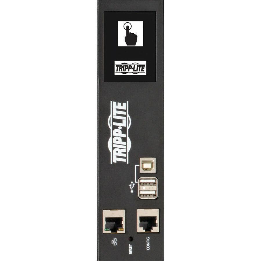 Tripp Lite 14.5Kw 3-Phase Monitored Pdu - Lx Platform, 30 C13 & 12 C19 Outlets (208/240V), Hubbell Cs8365C, 0U, Taa