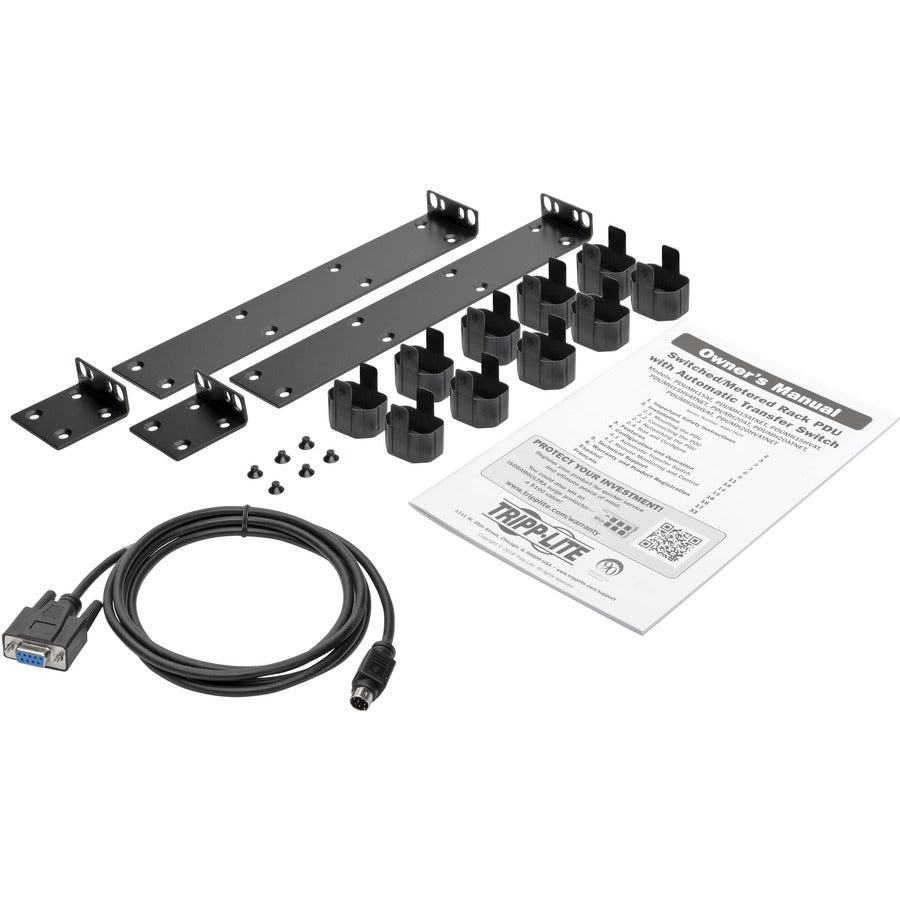 Tripp Lite 1.44Kw 120V Single-Phase Ats/Monitored Pdu - 8 Nema 5-15R Outlets, Dual 5-15P Inputs, 12 Ft. Cords, 1U, Taa
