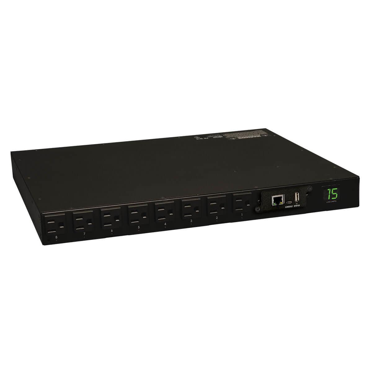 Tripp Lite 1.4Kw Single-Phase Switched Pdu, 120V Outlets (16 5-15R), 5-15P, 100-127V Input, 12Ft Cord, 1U Rack-Mount