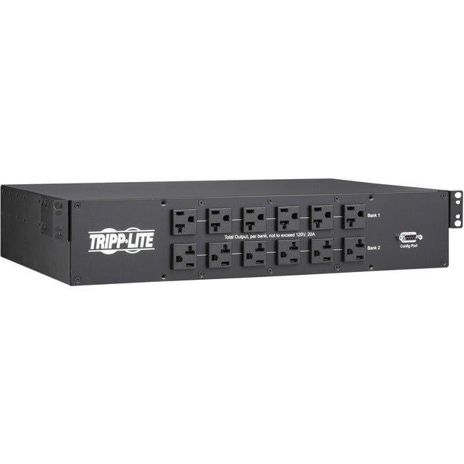 Tripp Lite 2.9Kw 120V Single-Phase Ats/Monitored Pdu - 24 5-15/20R & 1 L5-30R Outlets, Dual L5-30P Inputs, 10 Ft. Cords, 2U, Taa