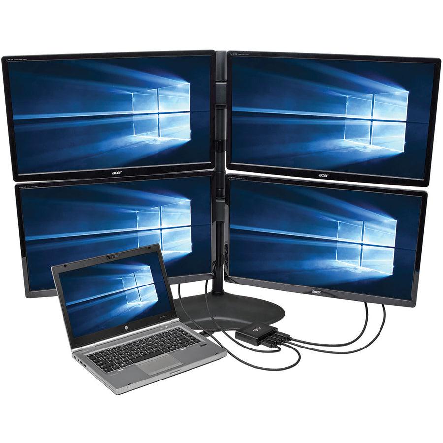 Tripp Lite 4-Port Displayport 1.2 Multi-Stream Transport (Mst) Hub, 3840 X 2160 (4K X 2K) Uhd