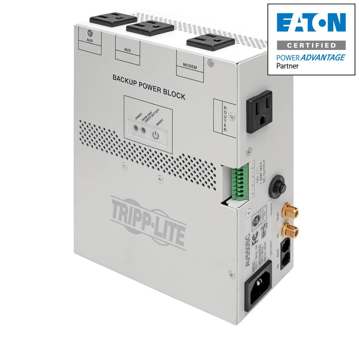 Tripp Lite 550VA Audio Video UPS - Structured Wiring Power Protection | TecISoft AV550SC