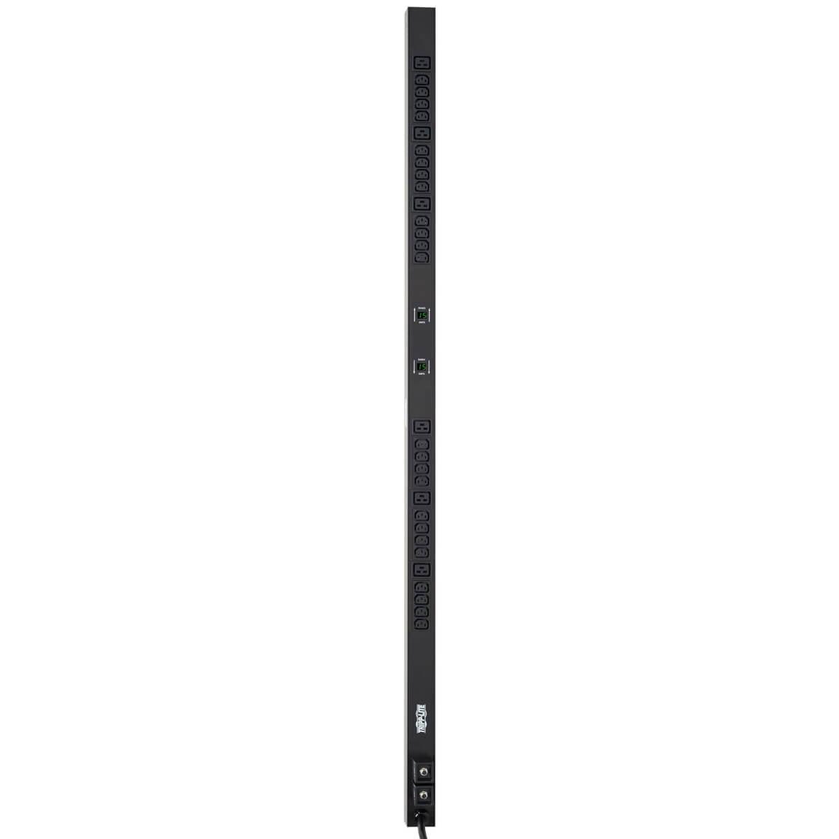 Tripp Lite 5/5.8Kw Single-Phase Metered Pdu, 208/240V Outlets (6-C19 & 24-C13), L6-30P, 10Ft Cord, 0U Vertical
