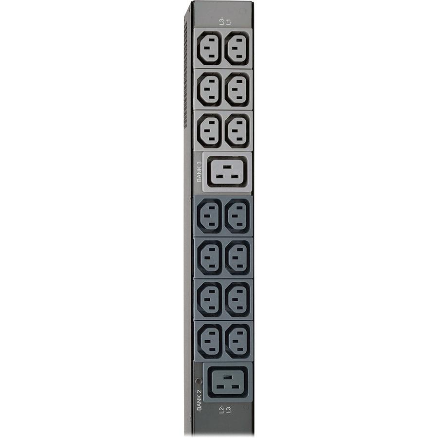 Tripp Lite 6.6Kw 3-Phase Monitored Pdu – Lx Platform, 42 C13 & 6 C19 Outlets (208/240V), L15-20P Input, 0U, Taa
