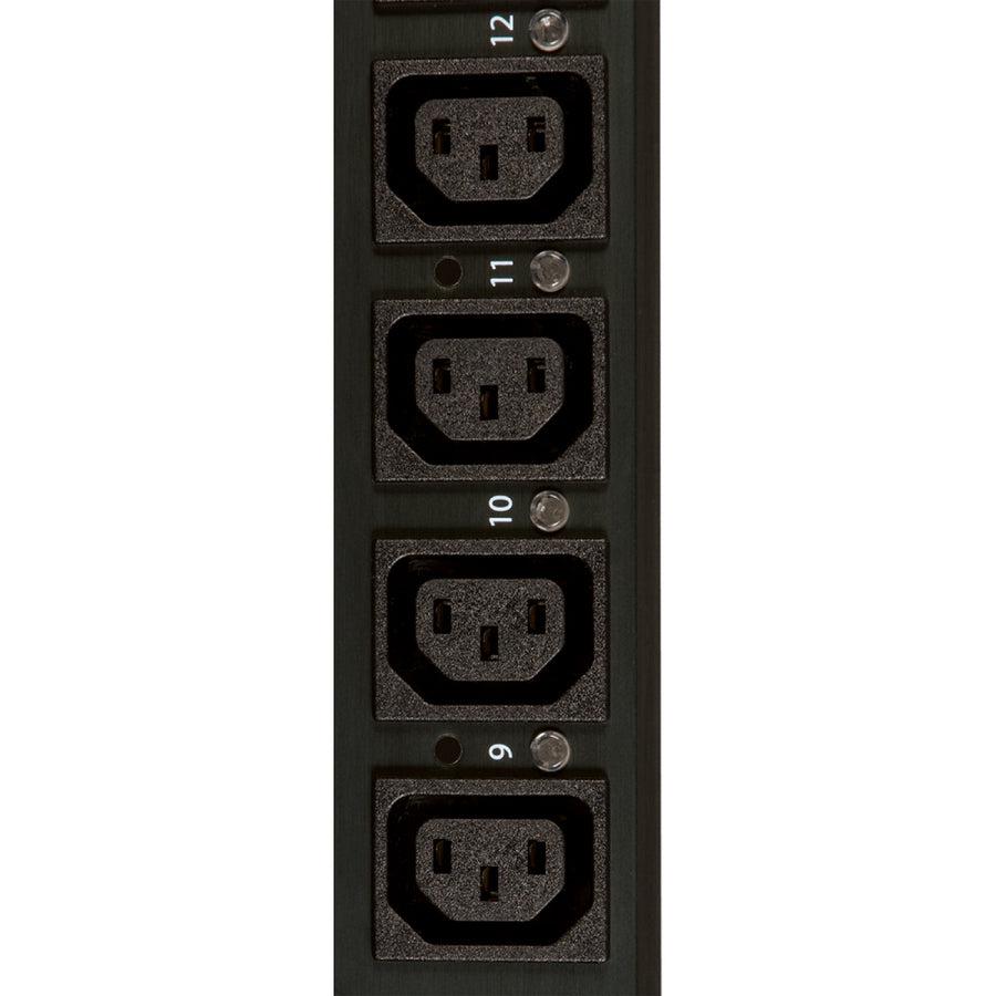 Tripp Lite 6.7Kw 3-Phase Switched Pdu - Lx Platform, 24 C13 & 6 C19 Outlets, L15-20P, 0U, Outlet Monitoring, Taa