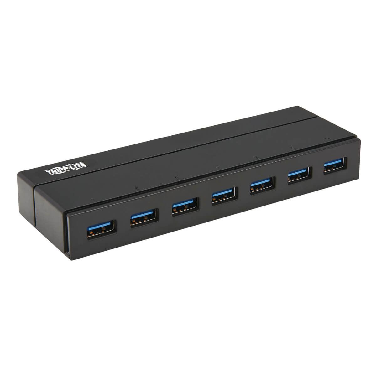 Tripp Lite 7-Port Usb 3.0 Superspeed Hub With Dedicated 2A Usb Charging Port