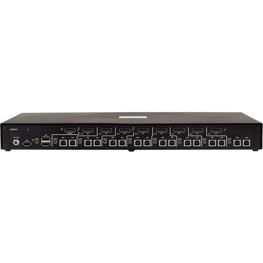 Tripp Lite 8-Port Single-Monitor Secure Kvm Switch, Displayport - 4K, Niap Pp3.0, Audio, Cac, Taa