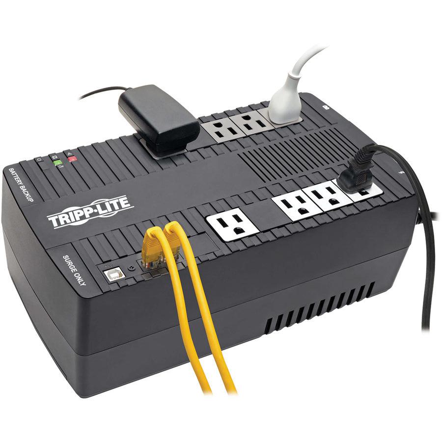 Tripp Lite AVR 550VA - Compact Line Interactive UPS Battery Backup | Tecisoft AVR550U