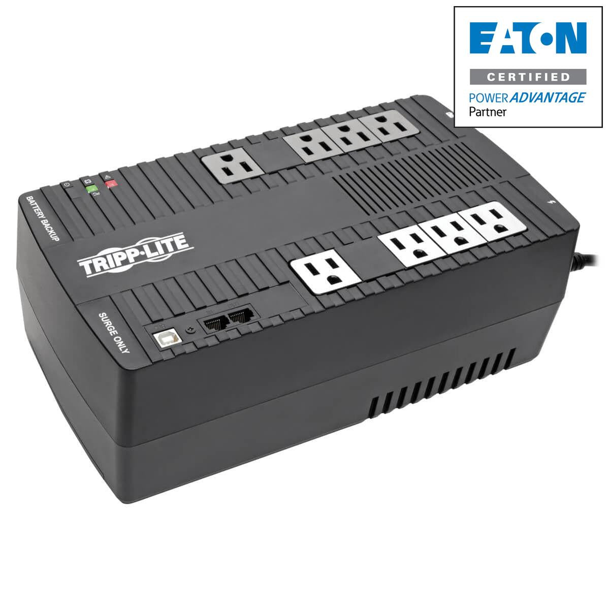 Tripp Lite AVR 550VA - Compact Line Interactive UPS Battery Backup | Tecisoft AVR550U