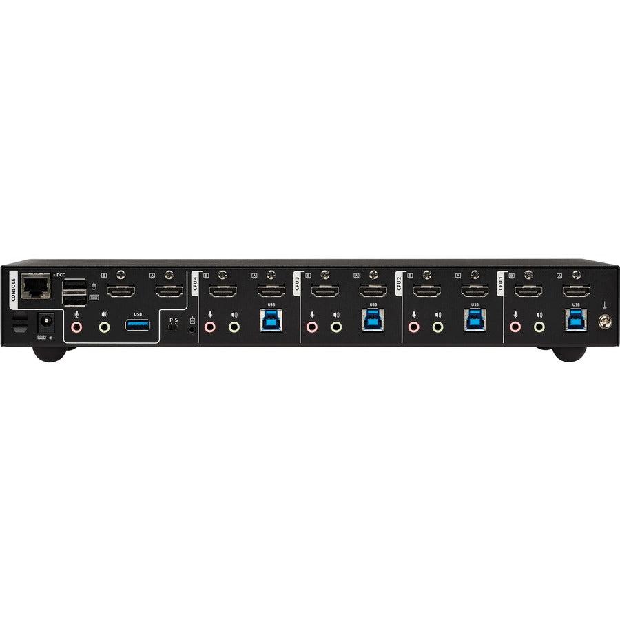 Tripp Lite B006-HD2UA4 4-Port HDMI Dual-Display KVM Switch - 4K 60Hz Multi-Computer Management | TecISoft
