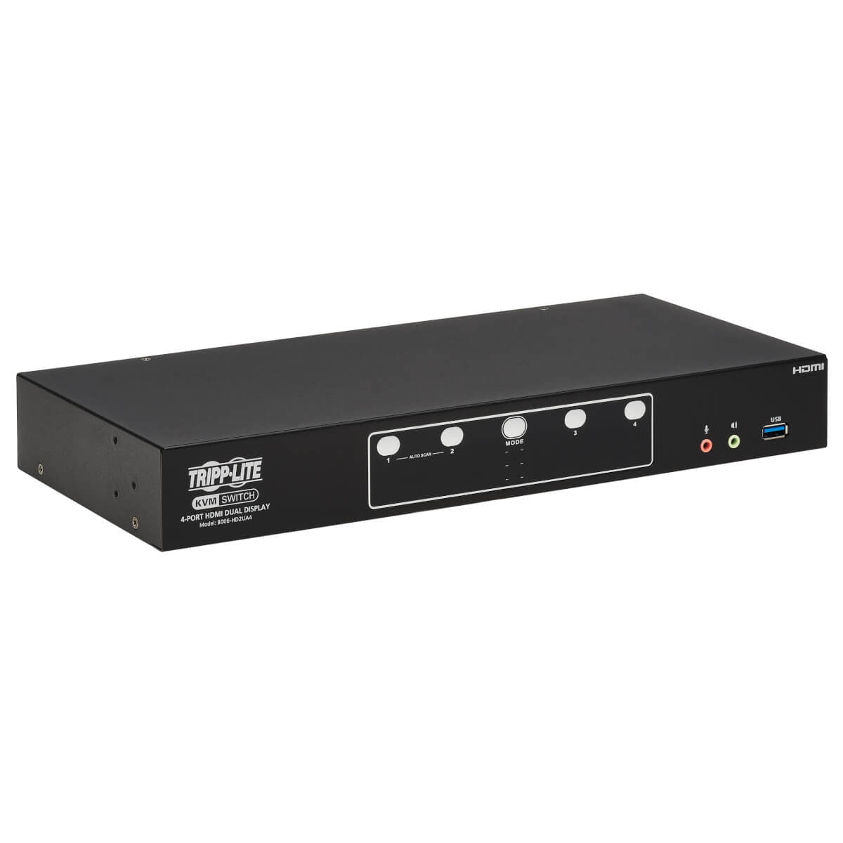 Tripp Lite B006-HD2UA4 4-Port HDMI Dual-Display KVM Switch - 4K 60Hz Multi-Computer Management | TecISoft