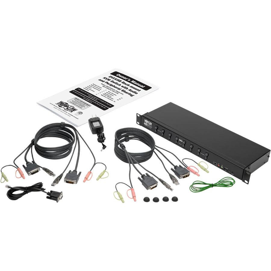 Tripp Lite B024-Dua8-Dl Kvm Switch Rack Mounting Black