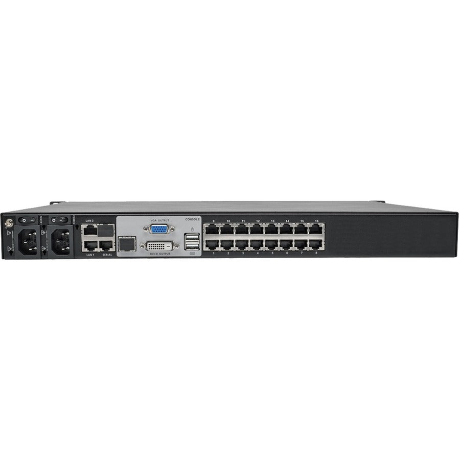 Tripp Lite B064-016-02-Ipg Netdirector 16-Port Cat5 Kvm Over Ip Switch - Virtual Media, 2 Remote + 1 Local User, 1U Rack-Mount, Taa