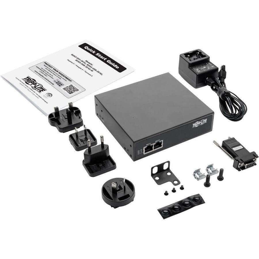 Tripp Lite B093-004-2E4U 4-Port Console Server With Dual Gb Nic, 4Gb Flash And 4 Usb Ports