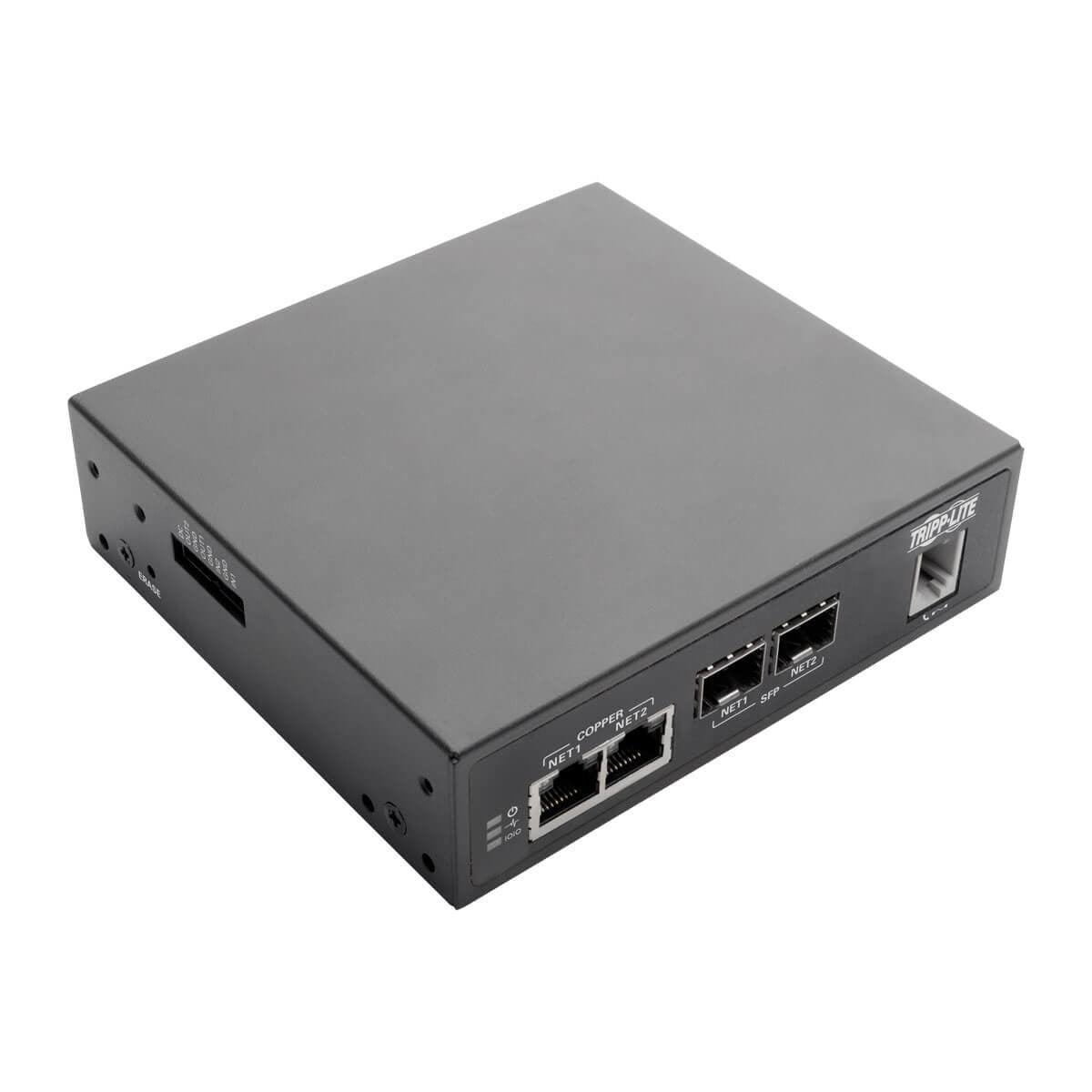 Tripp Lite B093-008-2E4U-M 8-Port Console Server With Built-In Modem, Dual Gbe Nic, 4Gb Flash And Dual Sfp