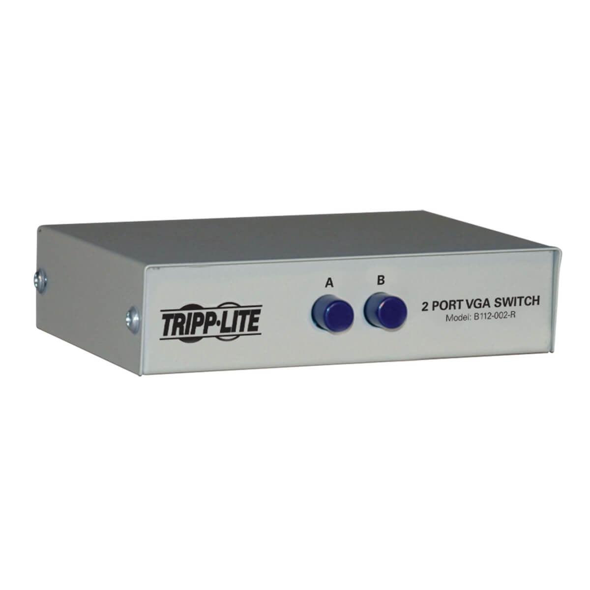 Tripp Lite B112-002-R 2-Port Manual Vga/Svga Video Switch (3X Hd15F)