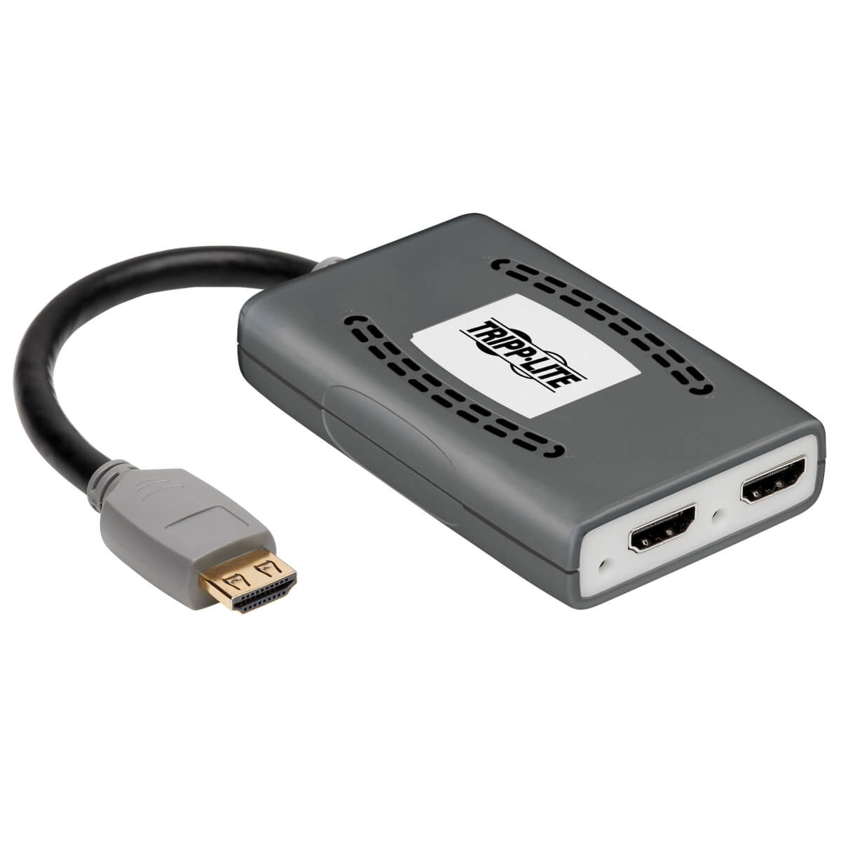 Tripp Lite B118-002-Hdr-V2 2-Port Hdmi Splitter - 4K @ 60 Hz, 4:4:4, Multi-Resolution Support, Hdr, Hdcp 2.2, Usb Powered, Taa