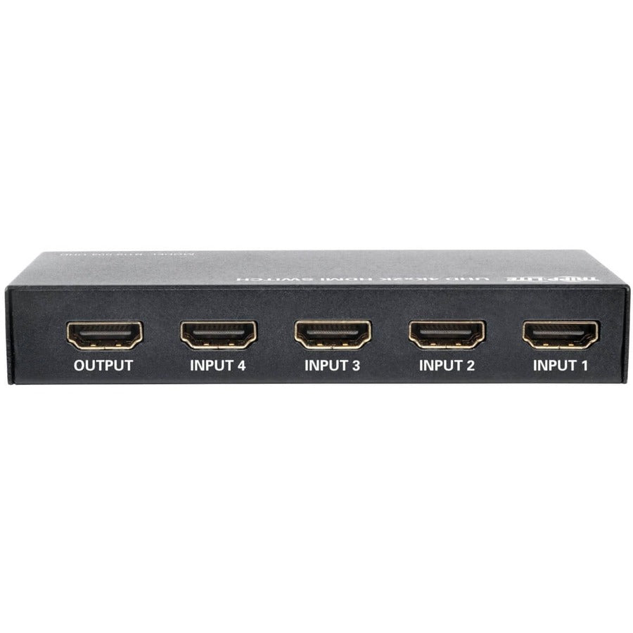 Tripp Lite B119-004-Uhd 4-Port Hdmi Switch With Remote Control - 4K 60 Hz, Uhd, 4:4:4, Hdr, 3D