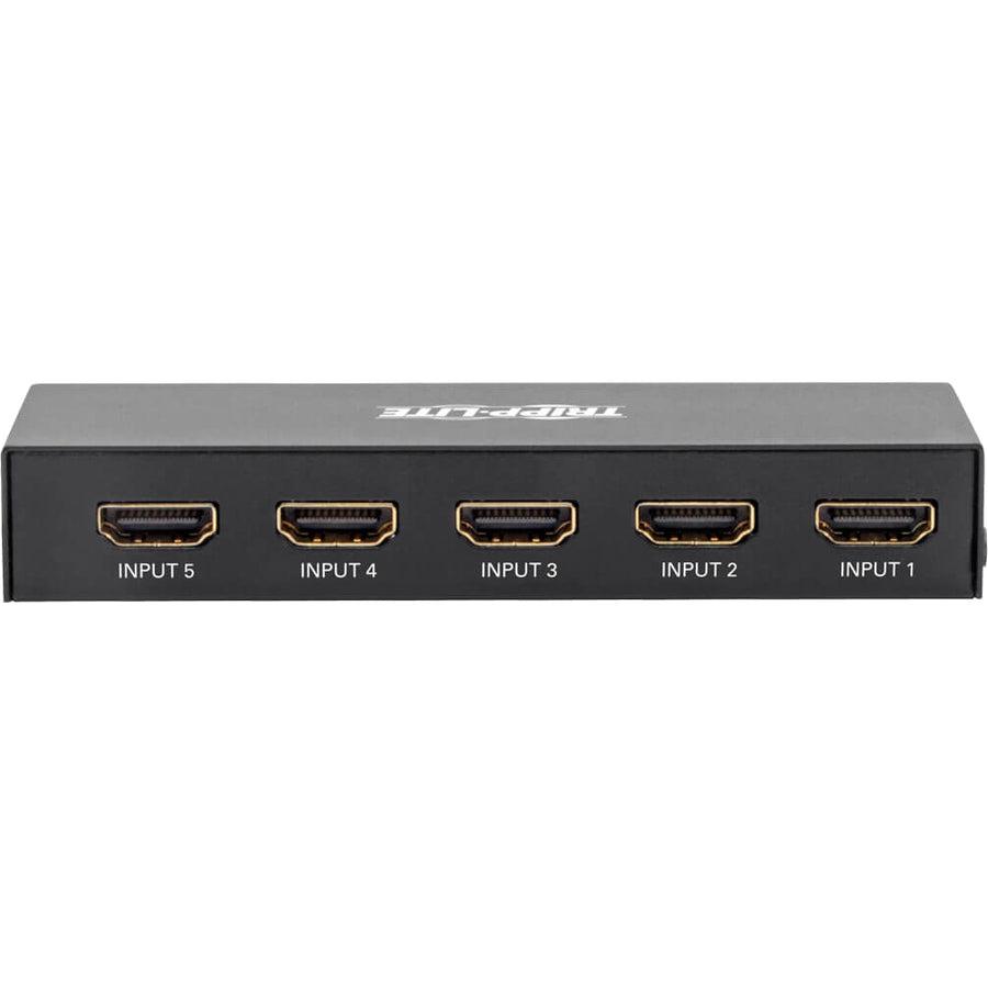 Tripp Lite B119-005-Uhd 5-Port Hdmi Switch With Remote Control - 4K 60 Hz, Uhd, 4:4:4, Hdr, 3D