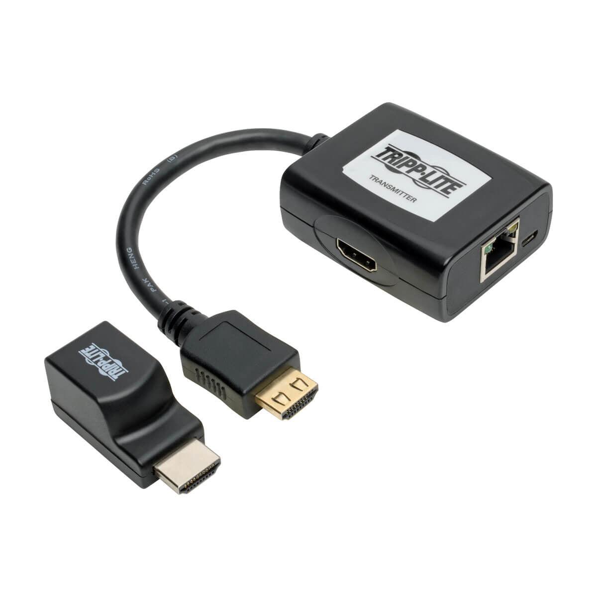 Tripp Lite B126-1P1M-U-Poc Hdmi Over Cat5/6 Extender Kit, Transmitter/Receiver For Video/Audio, Poc, Up To 100 Ft. (30 M), Taa