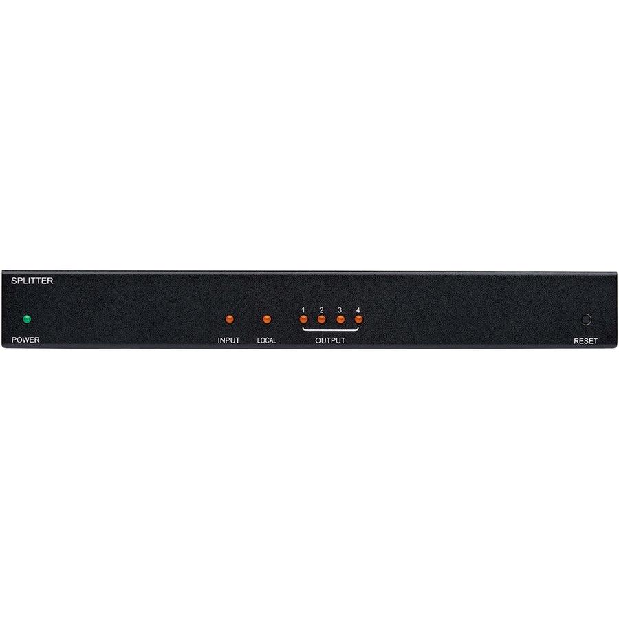Tripp Lite B127-004-H 4-Port Hdmi Over Cat6 Splitter/Extender, Transmitter For Video/Audio, 4K 60 Hz, Poc, Hdr, 125 Ft., Taa