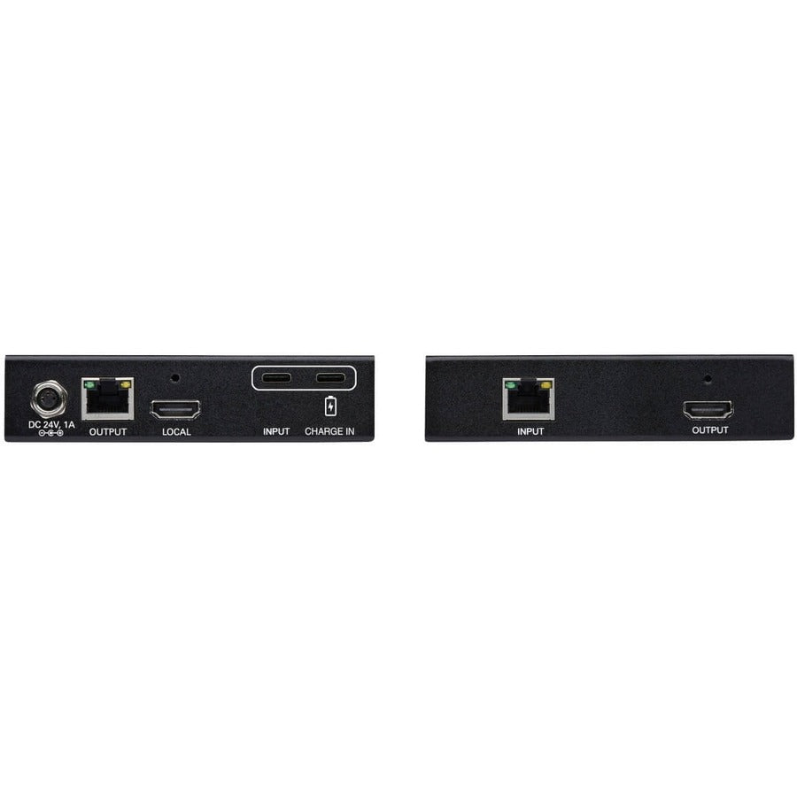 Tripp Lite B127-1A1-Ch Usb-C To Hdmi Over Cat6 Extender Kit, Transmitter/Receiver, 4K 60 Hz, Poc, Hdr, 60W Pd Charging, 125 Ft., Taa