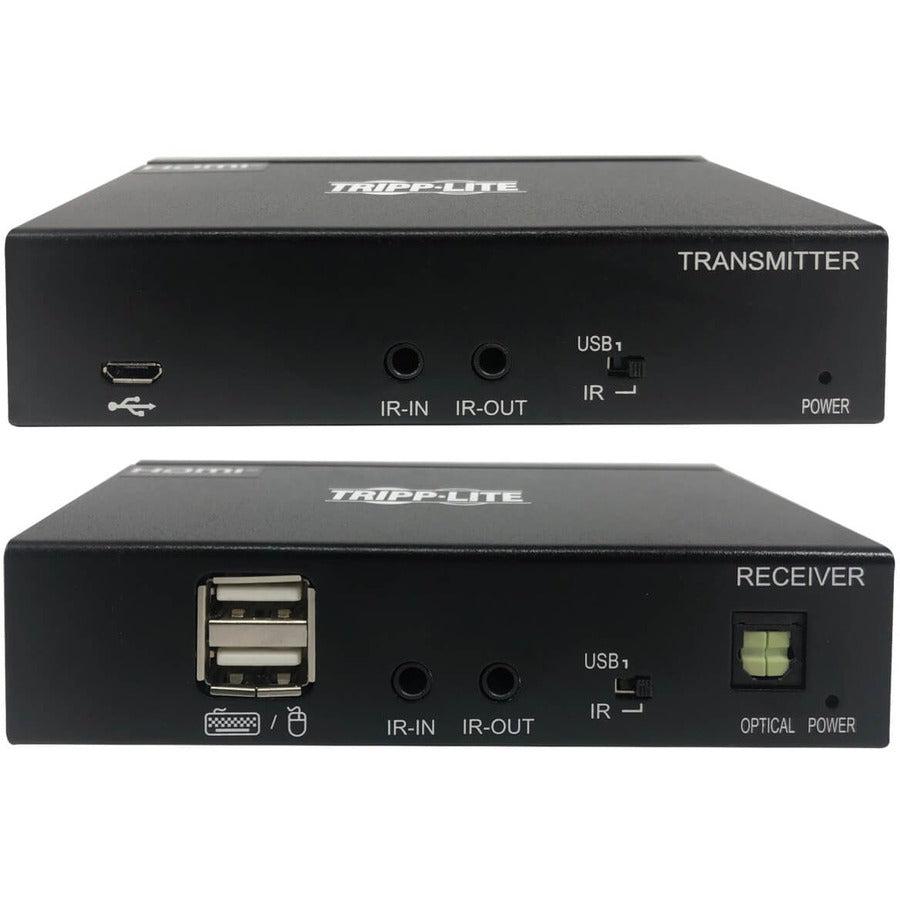 Tripp Lite B127A-1A1-Bcbh Usb-C To Hdmi Over Cat6 Extender Kit, Kvm Support, 4K 60Hz, 4:4:4, Usb, Poc, Hdcp 2.2, Up To 230 Ft., Taa