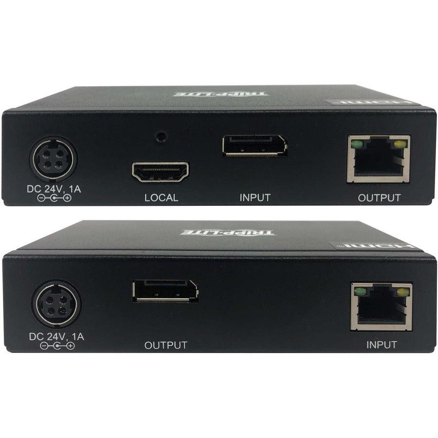 Tripp Lite B127A-1A1-Bdbd Displayport Over Cat6 Extender Kit, Kvm Support, Usb, 4K, Dp1.2A, Poc, Hdcp 2.2, 230 Ft. (70 M), Taa