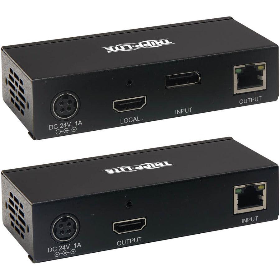 Tripp Lite B127A-1A1-Bdbh Displayport To Hdmi Over Cat6 Extender Kit, Kvm Support, 4K 60Hz, 4:4:4, Usb, Poc, Hdcp 2.2, 230 Ft., Taa