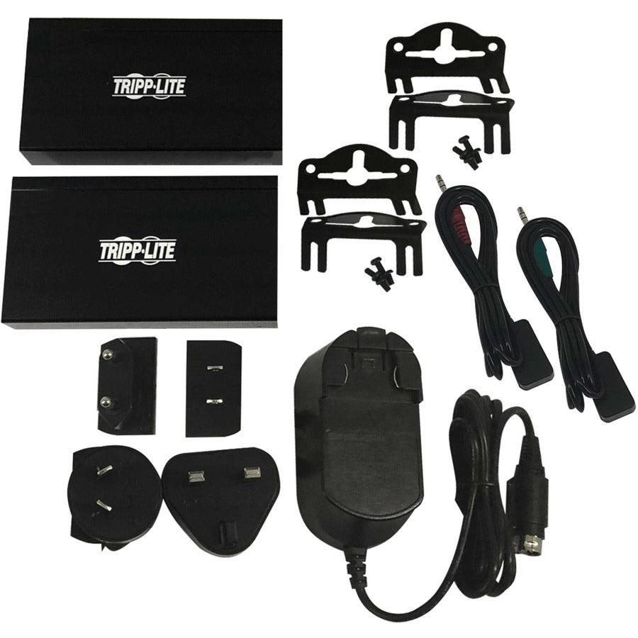 Tripp Lite B127A-1A1-Bhbh Hdmi Over Cat6 Extender Kit, Kvm Support, 4K 60Hz, 4:4:4, Usb/Ir, Poc, Hdr, Hdcp 2.2, 230 Ft., Taa
